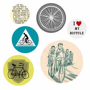 Yikes Bikes Button Pack Made in Vancouver Canada