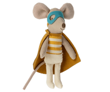 Load image into Gallery viewer, Maileg - Super Hero Little Brother Mouse in Matchbox
