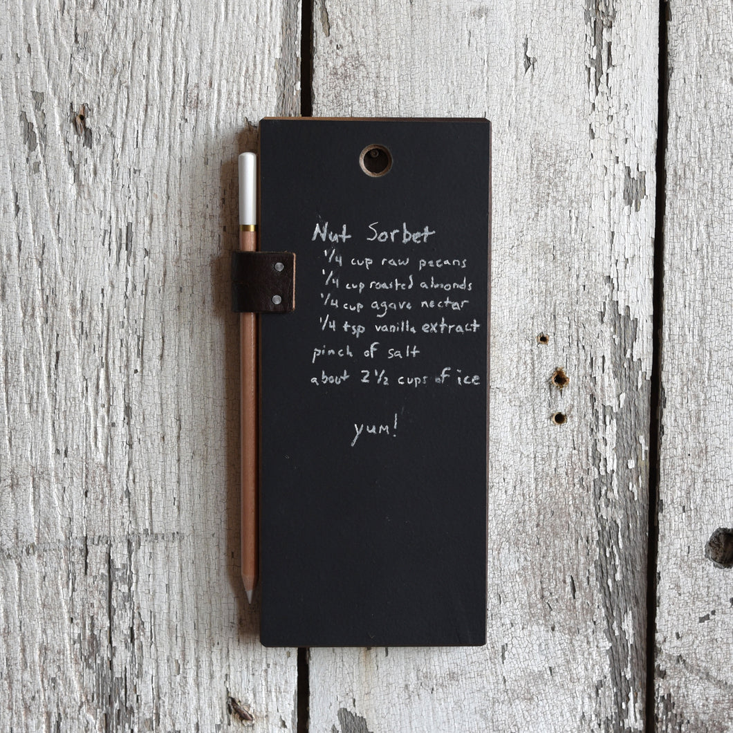 Small Chalk Tablet handmade by Peg and Awl in Philadelphia