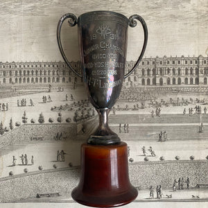 Vintage Track + Field Trophy Cup c1931