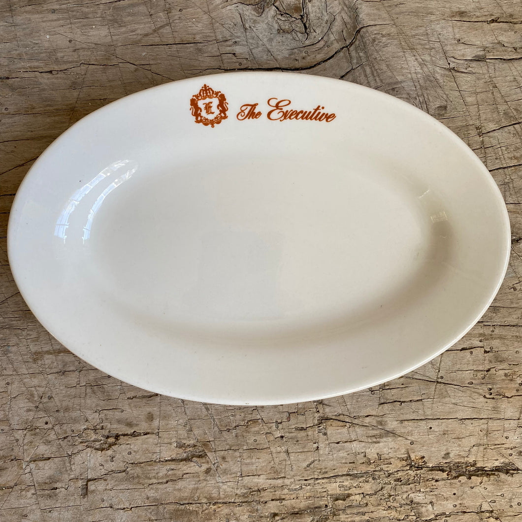 Vintage Restaurant Oval Platter - The Executive from Buffalo New York
