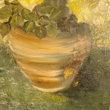Load image into Gallery viewer, Vintage Oil on Canvas - Yellow Flowers
