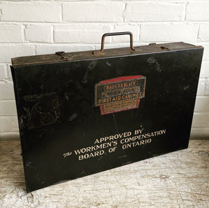 Rare 1900s First Aid Wall Cabinet