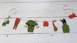 Elf Laundry Garland