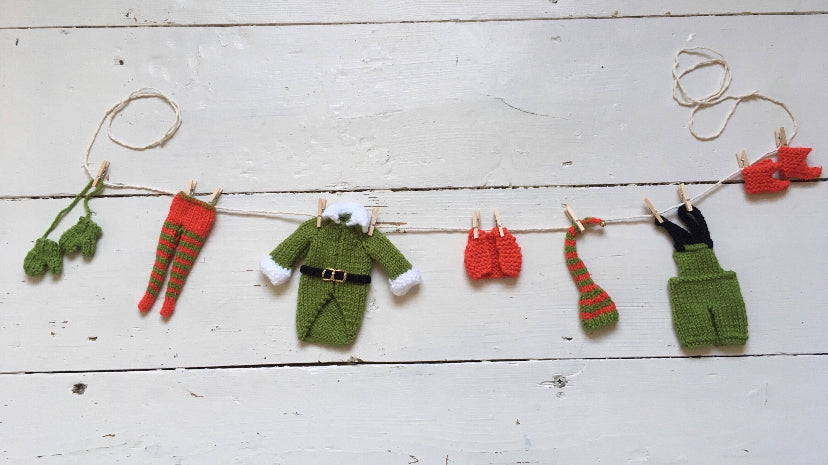 Elf Laundry Garland