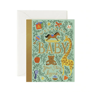 Storybook Baby Card by Rifle Paper Co