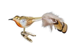 Arabella Glass Bird Ornament by Inge Glas hand made in Germany