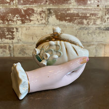Load image into Gallery viewer, Vintage Porcelain Hand with Purse c1950
