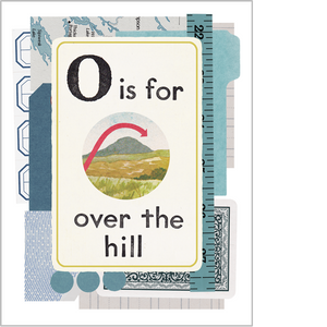 Over The Hill Button Card