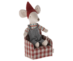 Maileg Mouse Armchair - Red