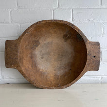 Load image into Gallery viewer, Antique Wooden Dough Bowl from Eastern Europe
