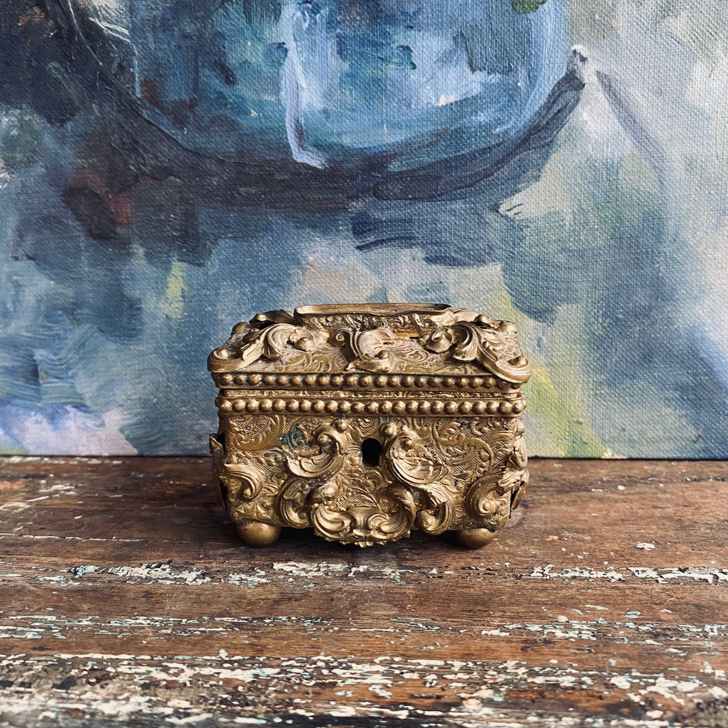Victorian Metal Coin Box