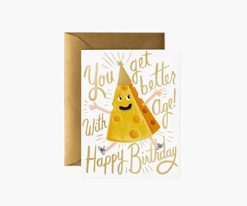 Better with Age Birthday Card by Rifle Paper Co