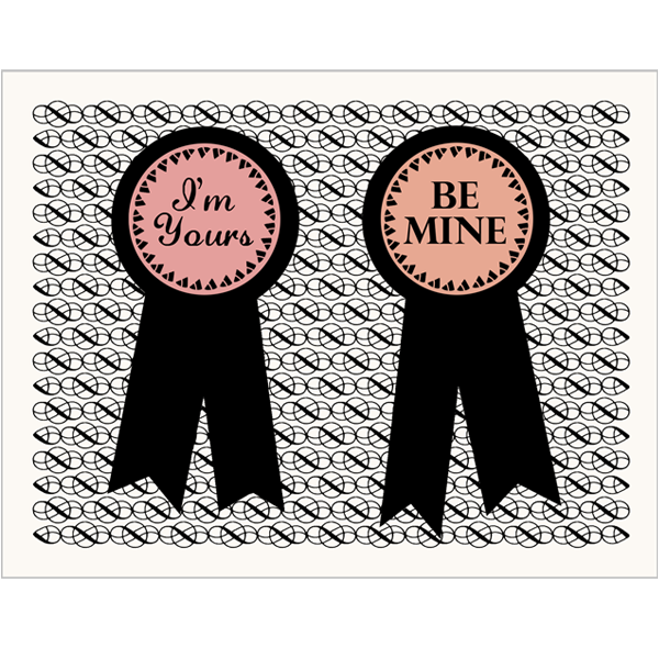 I’m Yours, Be Mine Button Card