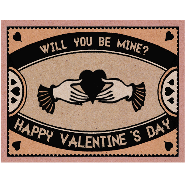 Matchbox Valentine Card by Regional Assembly of Text in Vancouver Canada