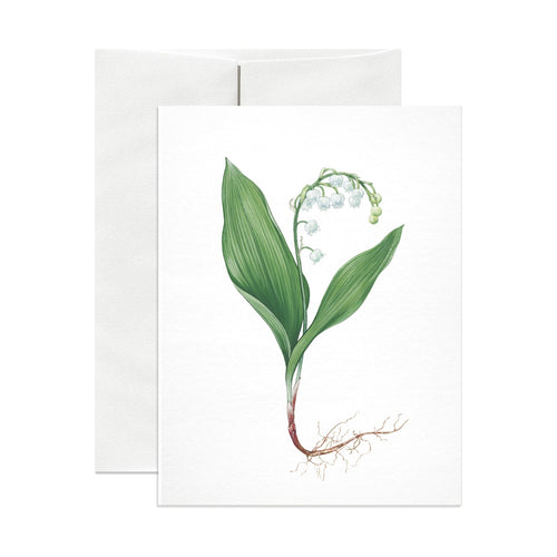 Lily of the Valley Card by Open Sea Design in New York